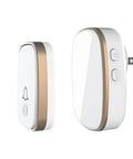 Wireless Doorbell With 1000ft Range And 5 Volume Levels Including Mute Mode, LED Halo And Strobe Alerts, Loud Chime, Modern Design