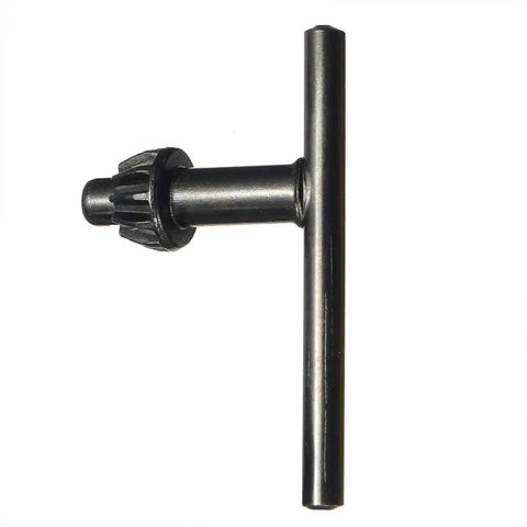 DIY Drill Accessory Kit For Lathe And Milling Machines With 12V 36V DC 555 Motor Miniature Hand Drill Chuck And Mounting Bracket Easy Install Tool Set For Woodworking And Machining Projects, showing a black metal drill chuck key