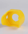 Yellow plastic protective cover for Diameter Twenty Two Millimeter Push Button Switch Accessories Emergency Stop Button Protective Ring Kit 10 Pack