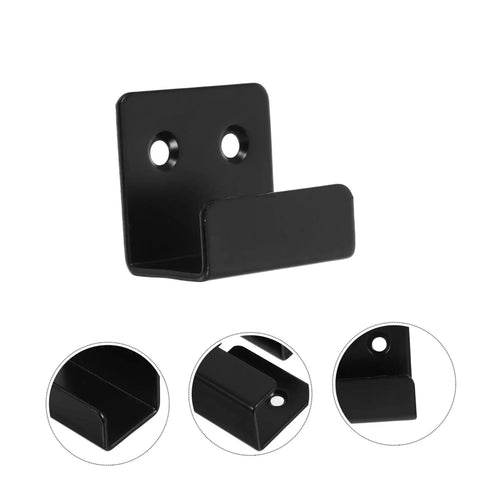 Modern Minimalist Tile Holder Brackets With Quick Install Hooks And Mounting Plates for easy wall mounting, close-up view