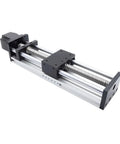 Pro Grade Linear Guide Replacement for CNC Machines Manual Shaft Actuator Module With Ball Screw Slide For Engraving Woodworking And Industrial Production Smooth Travel And Precise Motion, black aluminum linear guide with ball screw