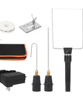 Three In One Foam Cutter Kit With Hot Wire Pen Bending Knife And Bow Cutter For DIY Crafts, 90 To 250 Volt Electric Styrofoam Cutter, 18 Watt, Includes 10 Meter Bow Wire, Pen Stand, And Hard Storage Bag For Easy Portability