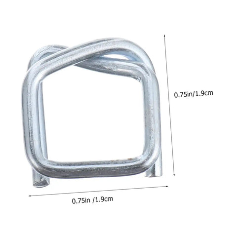 Heavy Duty Metal Strapping Buckle for Belts, Luggage, Backpacks, and Clothing Supplies Replacement Clips 0.75in