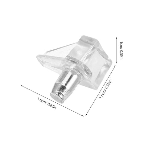 Heavy Duty Clear Plastic Shelf Support Pegs Set 300 Pieces Self Locking Cabinet Clips For Kitchen Cabinets Bookcases And Furniture Shelves