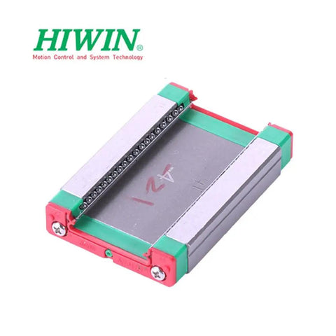 Beefy MGW12 Linear Guide Rail Kit For CNC Machines, 3D Printers, top view with HIWIN branding, heavy-duty carriage slider