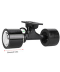 72mm Drive Scooter Hub Motor Kit With Remote Control External Rotor Brushless Power Aluminum Alloy Wheel And 72mm PU Wheel in black