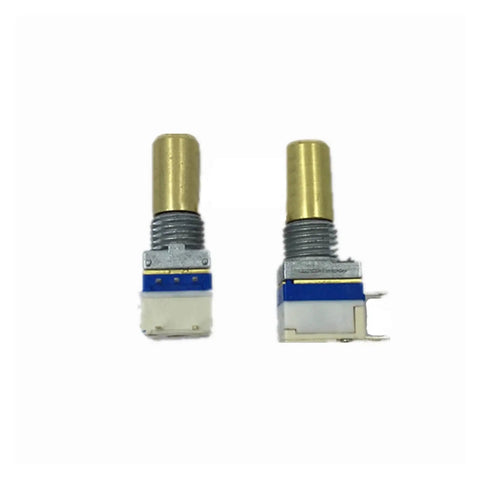 Five Pack Hella Durable Volume And Power Switch Potentiometer Knobs For Motorola CP1660 CP1300 CP1200 EP350 MAG ONE A8 Radios, close-up view.