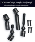 Industrial Grade Steel RC Drive Shafts Set For 1 By 18 TRX4M Defender Bronco Crawler Car Upgrade Front And Rear Center Driveshafts