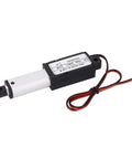 Straight Up Heavy Duty 24V Electric Linear Actuator With 30mm Stroke And 150N Thrust IPX4 Splash Rated, compact design.