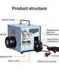 Xoiasth Electric Terminal Crimping Machine 0.05-6mm2, 60W Cordless Wire Press Tool detailed view showing features and controls.