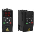 7.5KW 380V VFD Motor Speed Controller Inverter For Three Motors, Heavy Duty Industrial Grade Frequency Converter AC Drive, Rugged Three Phase 380V Inverter For Machinery And Tooling, front and side view