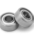 Stainless Steel Ball Bearing Kit Pack Of 10 For MR104ZZ 4mm X 10mm X 4mm Replacement Bearings, two bearings shown