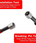 Heavy Liftin M10 X 1.5 Thread Repair Insert Kit With Smooth Stainless Steel Coils That Match Helicoil hand tools for installation and breaking pins.