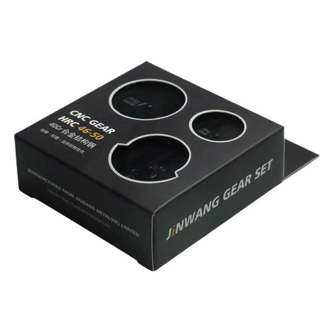 Packaging for Steel Tactical Gear Set for Airsoft Gearbox With Ratios 12 to 1, 13 to 1, 16 to 1 and 18 to 1