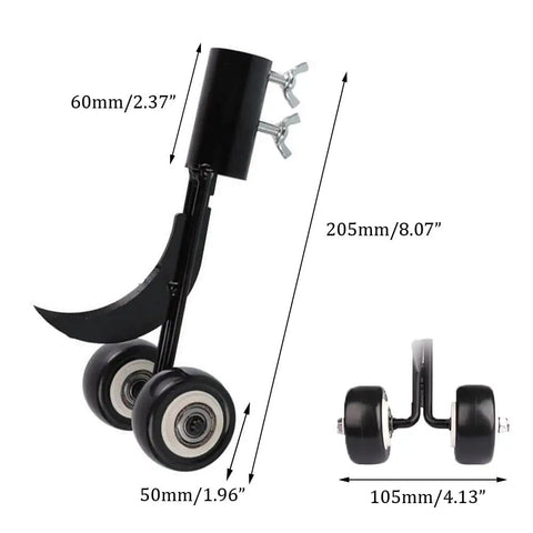 Adjustable Stand Up Weed Puller With Wheels For Garden Patio Backyard Lawn Sidewalk And Driveways Back Saving Easy Pull Weeding Tool dimensions shown