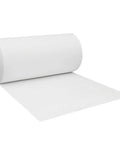 White ceramic fiber paper roll, 1/32 in thick, 24 in wide x 25 ft long, high-temp gasket insulation