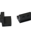 2 Pieces Barn Door Limiter Stop With Wrench Hardware Accessories Pulley Guides Aluminum Track Limiters for sliding doors