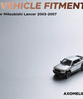 Model truck on gray background highlighting vehicle fitment for Mitsubishi Lancer 2003-2007