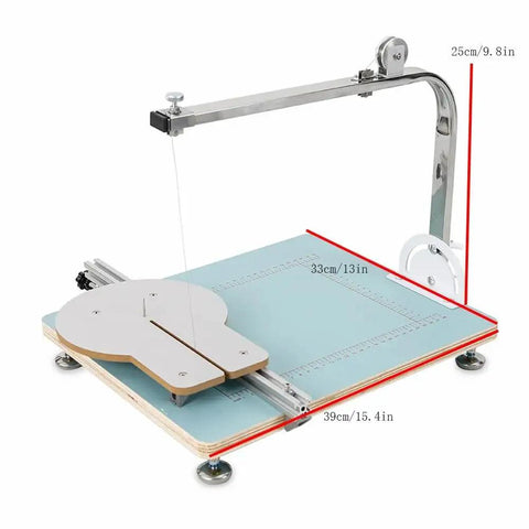 Stainless Steel Hot Wire Cutter for Foam and Plastic on a Beefy Working Table 110V Foam Cutting Machine with Power Adapter