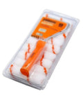 Kickass 4 Inch Paint Rollers Set Of 10 Featuring Heavy Duty Chrome Handles And Ultra Plush Microfiber Covers Quick Change Setup For Ridiculously Smooth Wall Painting Jobs in packaging.