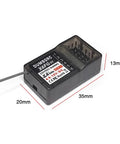 X6FG Built-In Gyro 6-Channel 2.4GHz RC Receiver, dimensions 35x20x13mm, connector ports visible, for Dumborc X6 X4 X6PM-350 Transmitter.