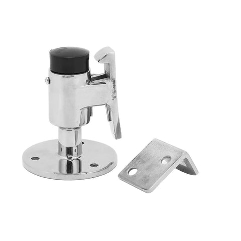 Solid 316 Stainless Steel Door Stopper Catch Holder For Marine Yachts Rvs And Motorhomes visible from a side angle.