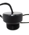 Delrin Dust Cap For DIN Scuba Tank Valve, Black, Fits Manifold And Valve Ports, Works With 200-300 Bar, Durable Protective Cap