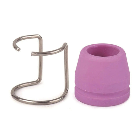 Replacement TIG Torch Consumables Kit With Electrodes, Nozzles, Shielding Cups And Guide Rings For Welding And Cutting, guide ring and cup