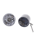 Heavy Duty DC Geared Motor 6V 12V 24V with visible gears and casing for enhanced torque in machinery applications.