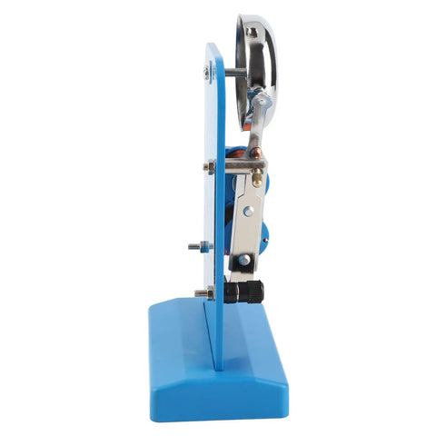 Side view of Vertical Acoustic Electricity Science Lab Kit For Students With Durable PVC Materials, showcasing blue components.