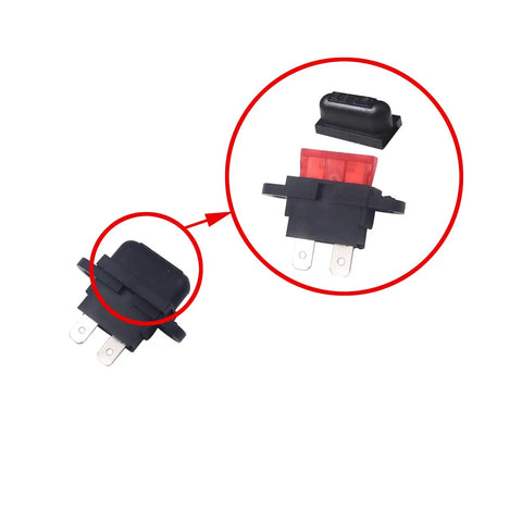 Close-up of ATC Blade Fuse Holder With Cover Pack of 10 for Car Boat Truck SUV 32V DC Protection Keeps Wiring Safe From Short Circuits