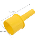 Two Pack Yellow Plastic Stretch Wrap Handles With Enhanced Comfort Ergonomic Grip Durable Pallet Wrap Dispenser Handheld For Moving And Packing Needs For Commercial Shipping And Warehouse Use, 18cm