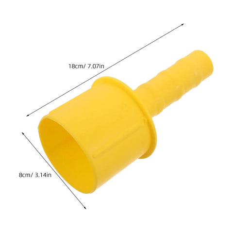 Two Pack Yellow Plastic Stretch Wrap Handles With Enhanced Comfort Ergonomic Grip Durable Pallet Wrap Dispenser Handheld For Moving And Packing Needs For Commercial Shipping And Warehouse Use, 18cm
