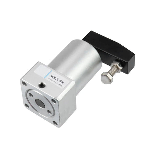 Left Turn Pneumatic Rotary Cylinder With 90 Degree Rotation Aluminum Alloy Double Acting Air Cylinder For Fast Labor Saving Clamping And Positioning ACK25x90L 1 Piece