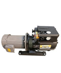 Heavy Duty Industrial Vacuum Pump Built Like A Tank For Zero Hassle Automation Tasks featuring motor and connector ports.