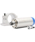 Heavy Duty Water Cooled Spindle Motor 1.5Kw Er16 with 80mm bracket for CNC Routers, showcasing smooth cut design.