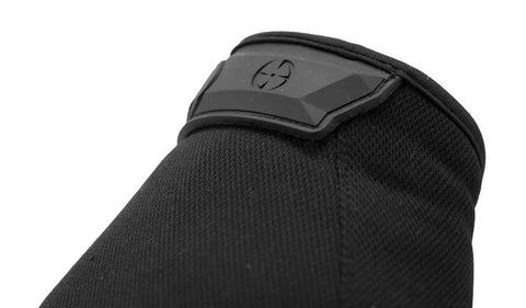 Wrist detail of Core Patrol Gloves For Men Lightweight And Grippy Durable Work Gloves With Touchscreen Compatibility Black Large