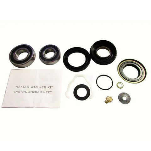 Top Shelf Quality Heavy Duty Bearing Seal Kit With Bearings And Washers For Maytag Neptune Washer Laundry Maintenance Parts components and instruction sheet.