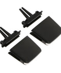 Direct Plug And Play No Splice Air Vent Clip Kit For BMW 3 Series E92, Easy Install With Factory Connector, Durable Black Plastic, No Cutting Needed, Compact Clip Design, Secure Fit For Stock Air Vents. Black plastic BMW E92 air vent clip kit with two replacement clips.