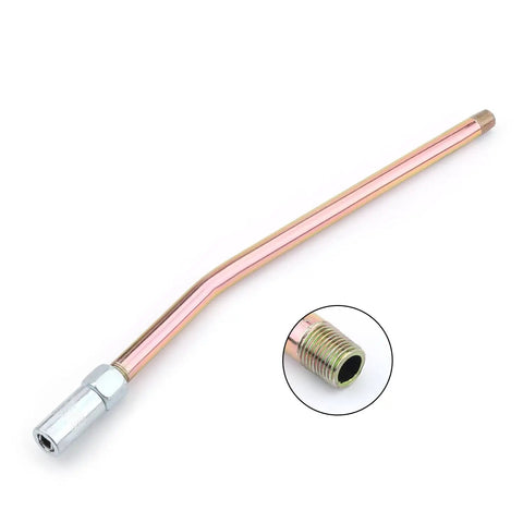 Pro Grade 1 8th Inch NPT Grease Fitting Kit with zinc-plated extension tube and detailed thread view