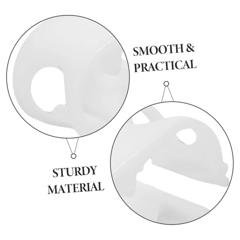 Detailed view of the plastic material and design of Five Pack Flow Regulator Clips Plastic Hose Clamps for Aquarium Tubing.