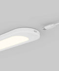 Plug of RGB Under Cabinet Lighting Kit With Motion Sensor, 3 Ultra Thin Panels, remote, adjustable brightness and color temperature.