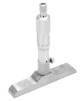Depth Micrometer Stainless Steel Round Head Depth Gauge With Five Interchangeable Rods 0 to 150mm Range Precision Measuring Tool