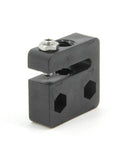 Knockout 2Pack Anti Backlash Nut Block with 8mm diameter, black POM material, designed for CNC router upgrades.