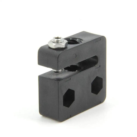 Knockout 2Pack Anti Backlash Nut Block with 8mm diameter, black POM material, designed for CNC router upgrades.