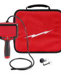 MSpector 4 Foot Inspection Camera Borescope With 4.3 Inch LCD And 640x480 Video, 7.7 mm shaft, in red case with accessories