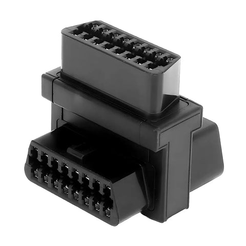 OBD2 Splitter 16 Pin One Male To Two Female Extension Converter Adapter For OBD Diagnostics OBD Cord Extender Cable Universal Connector For Most Cars And Automotive Diagnostic Accessories.