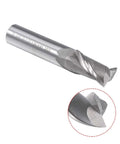 End mill cutter, 2-flute straight shank, HSS-AL, 18x16x32 mm, front view