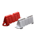 Red and white barriers from Drift Track RC Barrier Kit For Off Road Racing DIY Setup 80 Piece Set Six Point Two By One Point Eight By Two