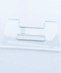 Crisp Handle Groove Template And Slick Acrylic Router Guide For Dead Easy Finger Grab Tracing On Wooden Cutting Boards And Serving Trays With Knockout Precision, 5x8 inch clear acrylic board.